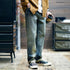 Retro Loose Tide Drape Jeans P0469