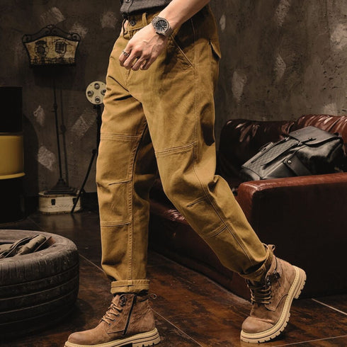 Loose Straight Pants P1078