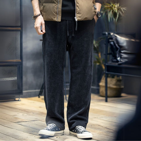Chenille Straight Sweatpants P1131