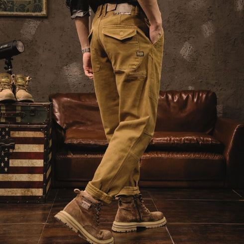 Loose Straight Pants P1078