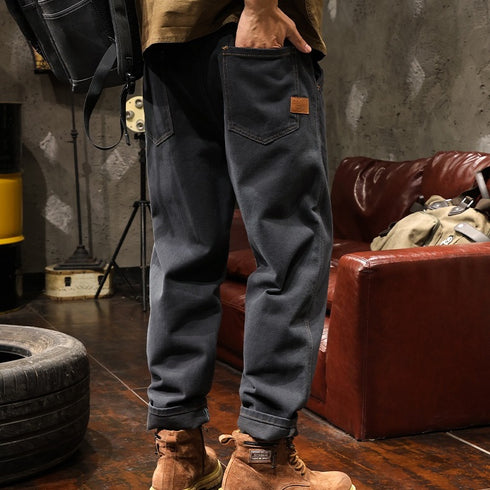 Casual Pants Loose Straight P1087