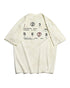 【OUTLET/即納】ナンバーアートバックプリント半袖Tシャツ P0890