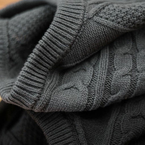 【OUTLET】シンプルクラフトリラックスニットセーター P1657