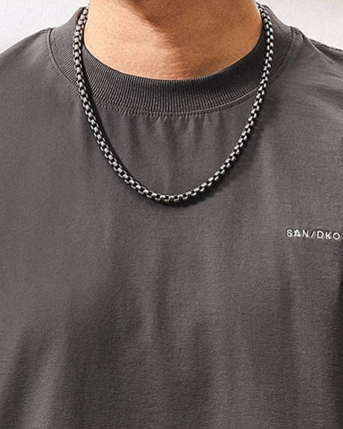 バイカラーデザインサイドポケット半袖Tシャツ P1454