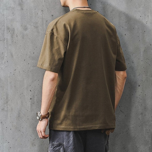 【OUTLET/即納】フラッグロゴプリント半袖Tシャツ P1402