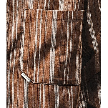 Long-sleeved Striped Casual Shirt P1272