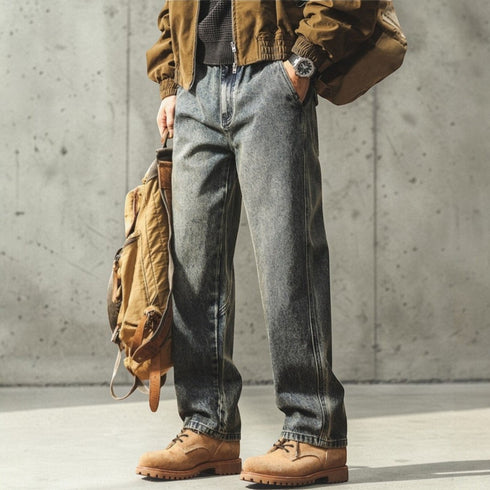 ヴィンテージウォッシュデニムパンツ P1991