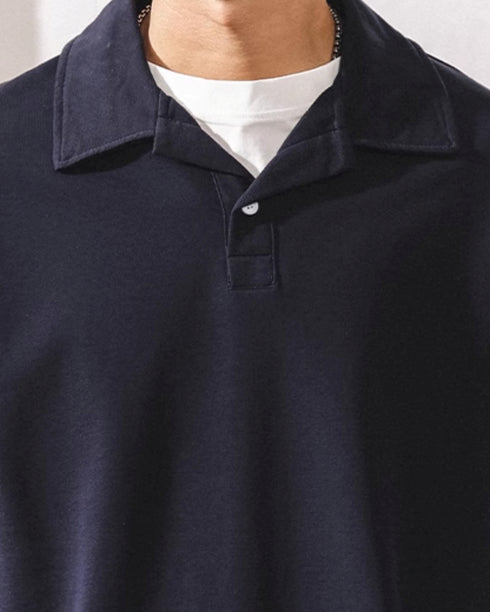 Smart Casual Loose Fit Polo Shirt P1426