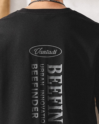 Industrial Typography Back Print T-shirt P1420