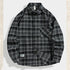 Urban Style Check Pattern Long Sleeve Shirt P1707