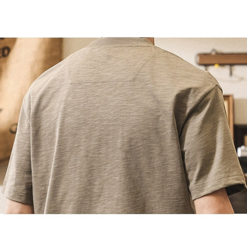 エンボスグラフィックネイティブモチーフTシャツ P2000