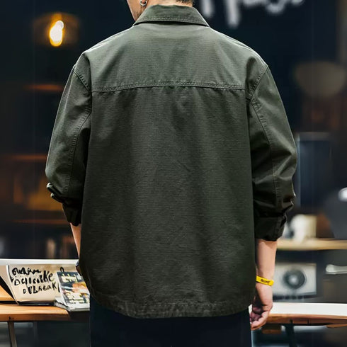 【OUTLET/即納】ミリタリーワークシャツジャケット P1176