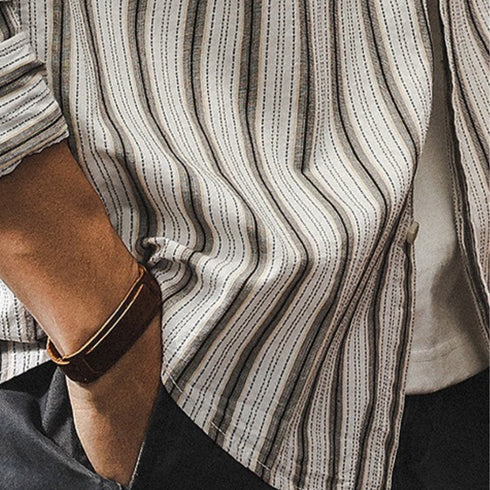 Vintage Stripe Relaxed Shirt P1847
