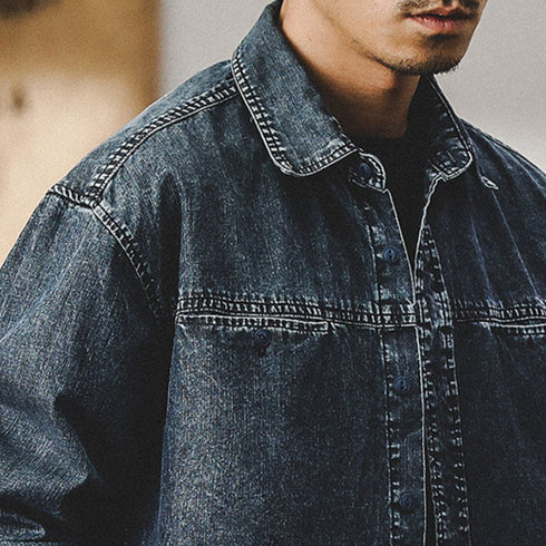Vintage Wash Denim Shirt P1619