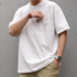 【OUTLET/即納】チェストポケットクルーネック半袖Tシャツ P2185