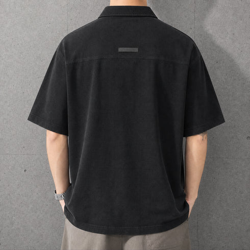 デニムライクポロシャツ P2062