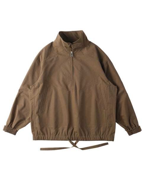 【OUTLET/即納】スタンドカラーハーフジップジャケット P0830