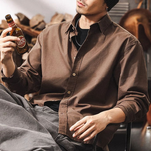 Long-sleeved Casual Shirt P1248