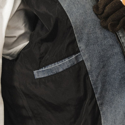 Washed Color Short Down Jacket P1866