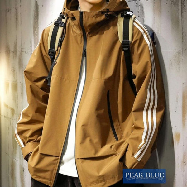 【BLUE LABEL】Hooded Rushing Loose Sports Jacket P0404