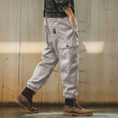 Work Utility Cuffed Cargo Pants P1715