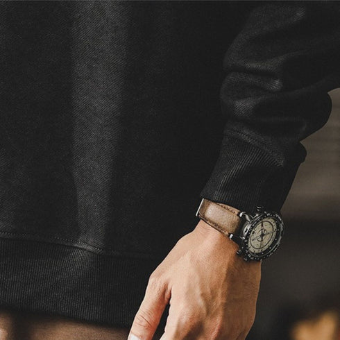 Minimal Logo Print Sweatshirt P1616