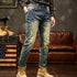 Slim Straight Wash Jeans P1086