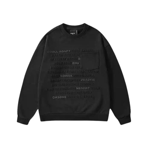 Round Neck Long Sleeve Sweatshirt P1108