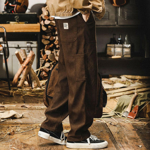 Absorbent Cotton Casual Pants P0669