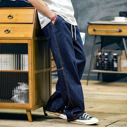 Spring Straight Jeans Men P0765