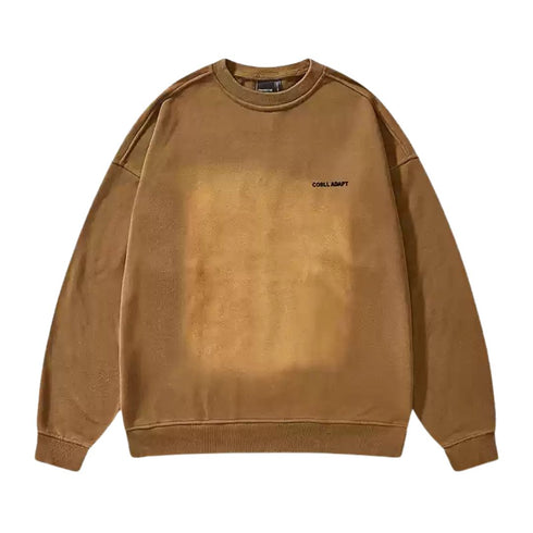 Gradient Heavy Round Neck Sweatshirt P1117