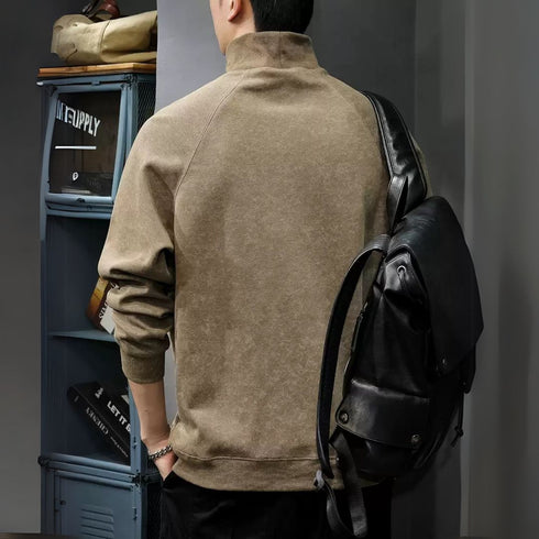 Handsome High-collar Inner Sweatshirt P1170