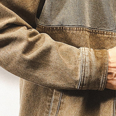 Combination Fabric Work Jacket P1853