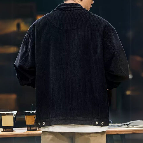 Casual Corduroy Lapel Jacket P1178