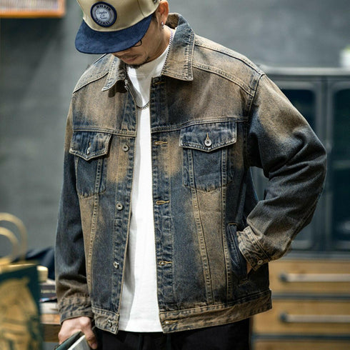 Wasteland Style Denim Jacket P0768