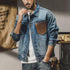 Blue Denim Jacket Men's P0742