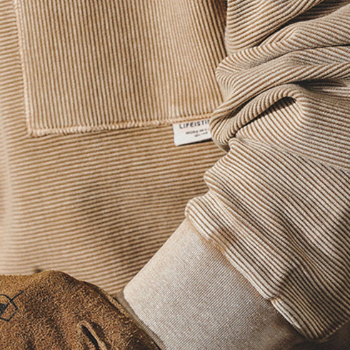 Natural Taste Wide Pocket Long Sleeve T-Shirt P1753