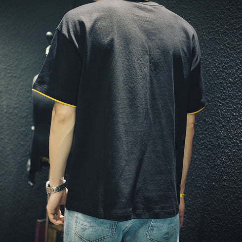 Fake Two-piece Half-sleeved T-shirt P0139