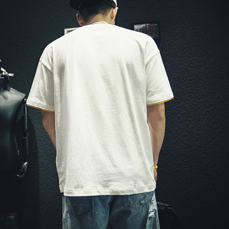 Fake Two-piece Half-sleeved T-shirt P0139