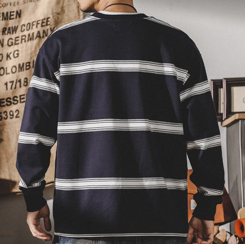 Americanretro Roundneck Long-sleeved T-shirt P0339