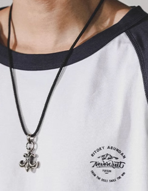 American Long-sleeved T-shirt Men's P0340