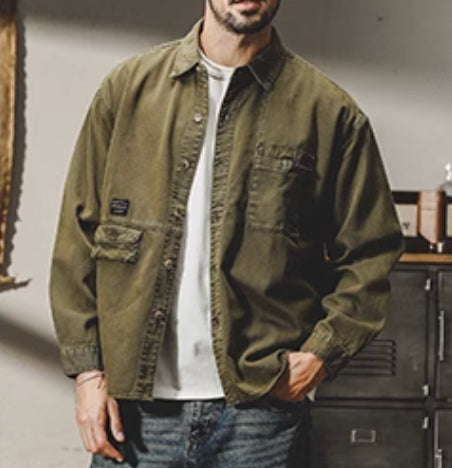 Vintage Long-sleeved Workshirt P0350