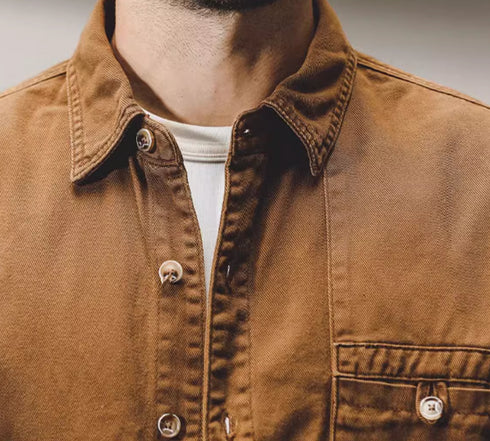 Vintage Long-sleeved Workshirt P0350