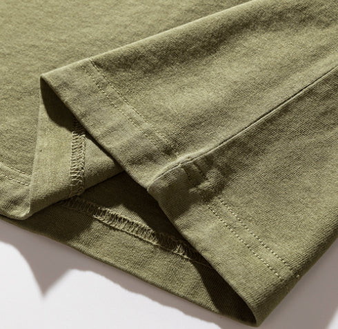 Combed Cotton T-shirt Long-sleeved P0357