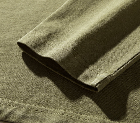 Combed Cotton T-shirt Long-sleeved P0357