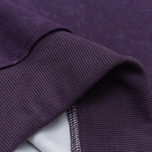 Three-dimensional Steel Printed Loose Sweatshirt P0618