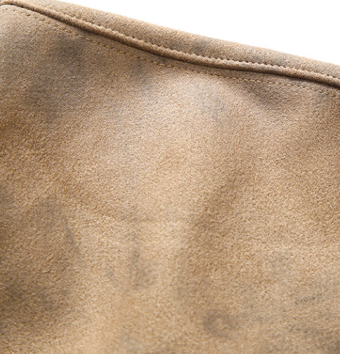 Fake Suede Print Hoodie P0667