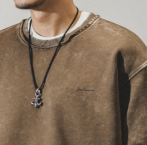 American Retro Casual Sweatshirt P0698