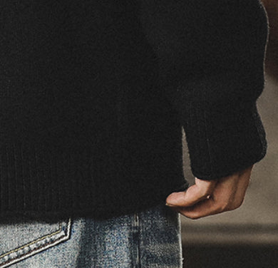 Cardigan Sweater Men's Knit P0684