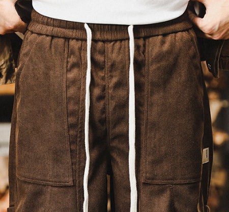 Absorbent Cotton Casual Pants P0669